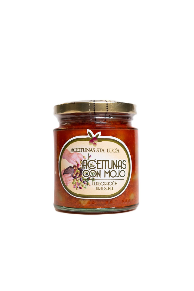 Aceitunas con mojo Santa Lucía. 250 g