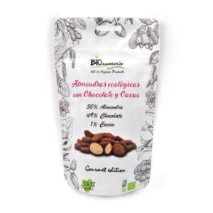 Almendra con chocolate y cacao Eco. 100 g