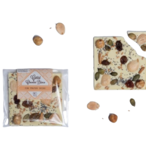 Chocolate BLANCO con Frutos Secos y Semillas. 40 gr. Isabel