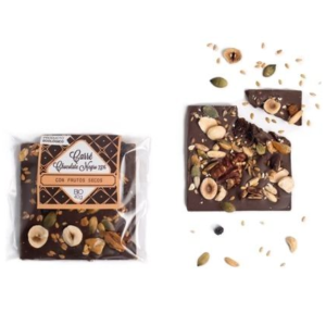 Chocolate NEGRO con Frutos Secos y Semillas. 40 g. Isabel