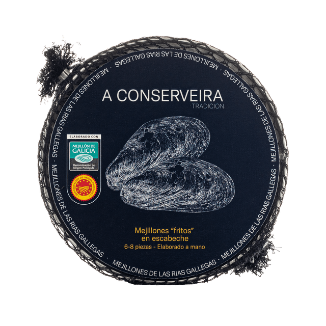 Mejillones de las Rías Ahumados. A conserveira