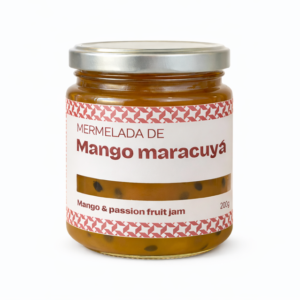 Mermelada artesanal mango y maracuyá. Perenquén. 220 g