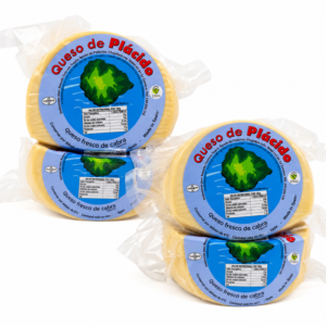 Queso gomero de Plácido. Semi curado ahumado. 500 g
