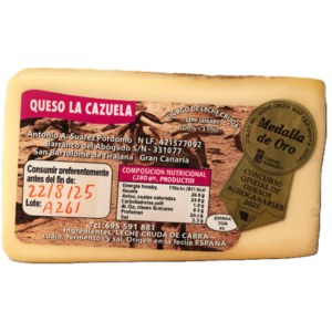 Queso semicurado cabra. La Cazuela