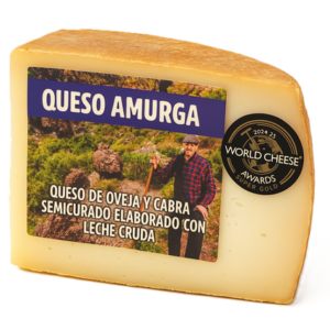 Queso semicurado cabra y oveja. Amurga
